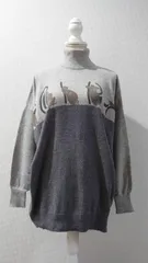 80-90’s Poi by Krizia イタリア製 アンゴラ混 ハイネックセーター サイズ44