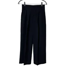 Z1613【美品】ESTNATION エストネーション ワイドパンツ スラックス ネイビー サイズ36