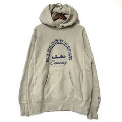 【中古品】Champion チャンピオン BOULDER RIVER REVERSE WEAVE HOODED SWEATSHIRT C3-A105 リバースウィーブ 青単復刻 パーカー 長袖 トップス 【148-251125-as-20-izu】