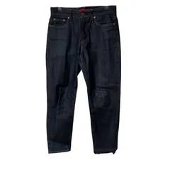 Z1613【美品】RED CARD レッドカード デニム ジーンズ スリム 濃いめ色 サイズ24