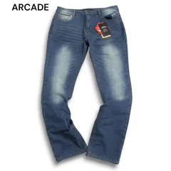 新品 未使用★ ARCADE アーケード 暖★ USED加工 デニム ストレッチ 裏起毛 パンツ ジーンズ Sz.LL メンズ 大きいサイズ