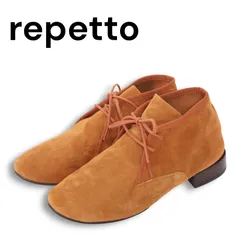 フランス製★ repetto レペット 本革 スウェード レースアップ ドレス シューズ Sz.35 レディース