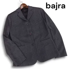 bajra バジュラ 秋冬★ ウール ヘリンボーン テーラード ジャケット ブレザー Sz.ONLY レディース 日本製のサムネイル