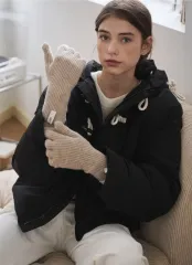 コイリー ダッフル ショートダウン ブラック