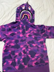 2025年最新】a bathing ape シャークパーカー 紫の人気アイテム - メルカリ