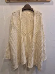 ザラ ニット アイボリー カーディガン