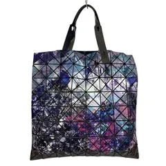 BAOBAO ISSEYMIYAKE(バオバオイッセイミヤケ) トートバッグ - BB56-AG551 白×パープル×マルチ 宝石柄