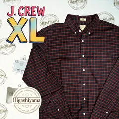 【J.Crew】オックスフォード BDシャツ チェック柄 XL ビッグシルエット 古着