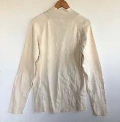 90s-00s ポロジーンズ ハーフジップニット クリーム XL 2871202511240053のサムネイル