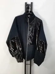 ナイキ 軽量 ダウン iKON(アイコン) クラッシュ シンセティックフィル エナメル ミックス ウィンドブレーカー ジャケット ブラック