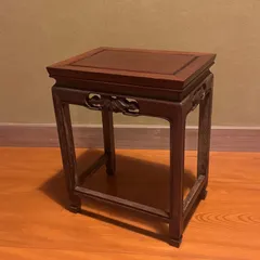 アンティーク 花台 フラワースタンド 唐木 ネストテーブル