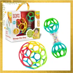【迅速発送】オーボール oball キッズツー Kids2 グラスプ・ザ・デイ・ギフトセット ギフトセット オーボール がらがら 歯固め 赤ちゃん 0ヶ月 0