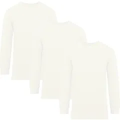 [fun.] WARMACTIVE メンズ クルーネック 3枚セット WHITE 2L 帝人フロンティア企画