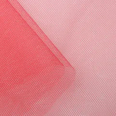 col.8 約183cm幅×1mカット レッド ナイロン100% 1820 無地 ウェディング・コスプレ材料 15D チュール パニエ 生地 手芸・ハンドメイド用品 コスモテキスタイル