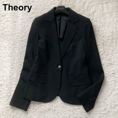 Theory テーラードジャケット 黒 レディース スタイルアップ M 美品