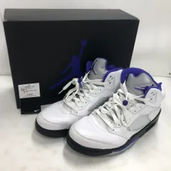 02w20916 ナイキ NIKE  AIR JORDAN 5 RETRO  ホワイト  27.5cm 中国製 メンズ  箱・タグあり  スニーカー  DO0587-141  【中古品】