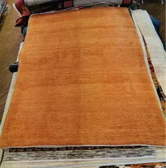 ギャッベ 手織りウールラグ 199×146cm カシュガイ