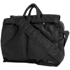 ポーター PORTER ロゴ ハンドバッグ 2WAY ショルダーバッグ ハンドバッグ ナイロン ブラック レディース 【中古】