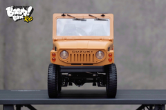 【WPL C84 ジムニー用】SJ10用ショートバンパー 黒/白