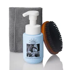 [PIBU] ARCOCO アルココ シューズクリーナー 1本 ＋ ブラシ ＋ クロス セット [ 靴用洗剤 靴洗剤 靴消臭 シューズ洗剤 除菌 ]