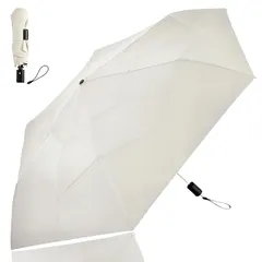 FANACAN 5秒でたためる軽量おりたたみ日傘 形状記憶折りたたみ日傘 uvカット 100 遮光 ワンタッチ自動開閉折り畳み傘 完全遮光 遮熱 コンパクト 軽い 晴雨兼用 大きい 丈夫 メンズ レディース 男女兼用 1