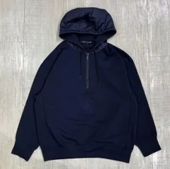 UNIQLO +J ユニクロ プラス J ドライスウェット ハーフジップ パーカー サイズ M ネイビー ジルサンダー hoodie 701