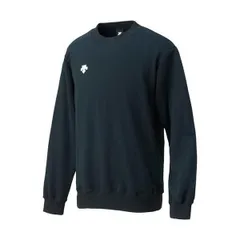 WJ148  デサント メンズ 丸首スウェットシャツ DMC-2602 ブラック M DESCENT 4549714100843