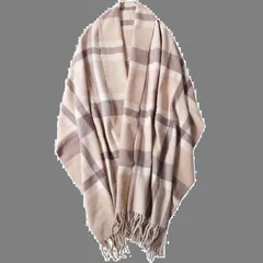 ストール 大判サイズ ふわさらカシミヤタッチ LABEL] チェック柄 UV TOKYO CLASSIC [THE