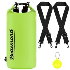 防水バック ドライバック メッセンジャーバッグ バイク IPX6 防水袋 | ウォッシュバッグ 6色 20L ドライバッグ | 大容量 防水バッグ 防水リュック | ベルモンド B1564#6 フレッシュグリーン