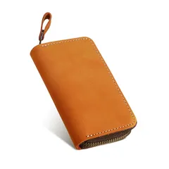 [亀登鞄製作所] キーケース メンズ 【 上質な本革使用 】【 しっかり収まる 】【 各車 対応 】 スマートキーケース (スマートキー対応) (柔らかい肌触り) キーカバー スマートキー 革 本革 車 レディース YKKファスナー (キャメル) 1