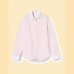 ブラウス 丸襟ワイシャツ レディースシャツ lr-26 [アトリエサンロクゴ]