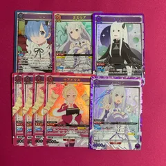 ユニオンアリーナ SR レム エキドナ エミリア セット Re:ゼロから始める異世界生活 リゼロ