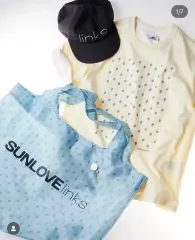 썬LOVE sunlove links pattern tee yellow