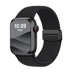 【人気商品】バンド バンド 編み込み バックル Watch マグネット Apple アップルウォッチ スポーツベルト アップルウォッチ ソロループ 伸縮性 38mm iWatch Series 40mm 11 41mm 10 9 42mm 8 7 44mm 6