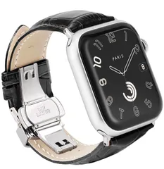 【新着商品】アップルウォッチ交換バンド38mm 本革/ビジネス用 プッシュ式 Dバックル 手作り ビジネススタイル バンド40mm&41mm Apple Watch Nike watch Apple Watch Series 8/7/ apple 6 / SE