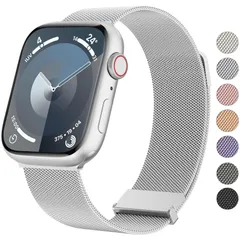 【在庫セール】長さ調節 交換ベルト 男女兼用 交換ベルト ステンレス マグネット ステンレス 38/40/41/42/44/45/49mm 留め金 バンド バンド メッシュ Watch Apple 通気 コンパチブル