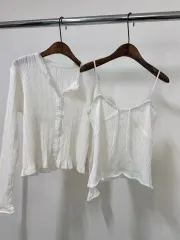 カーディガン ノースリーブ セット