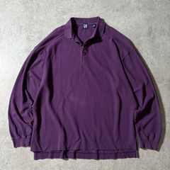 OLD GAP オールドギャップ 長袖ラガーシャツ ポロシャツ オフホワイト