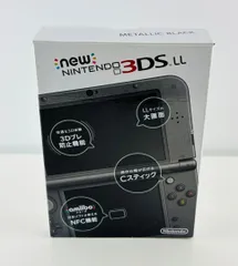 NEW 3DS LL メタリック ブラック 本体 スリーディーエス IPS液晶