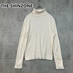 THE SHINZONE シンゾーン リブ タートルネック ニット 長袖 ハイネック アイボリー ホワイト トップス レディース 伸縮性抜群 ★ ◇■