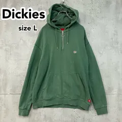 Dickies ディッキーズ 1/4ジップ プルオーバー パーカー L 緑 グリーン オーバーサイズ ストリート メンズ ユニセックス 秋冬 韓国ファッション ★ ◇■