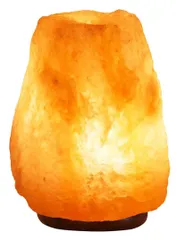 DUOFIRE ヒマラヤ岩塩ランプ 1~1.4kg マイナスイオン発生 空気浄化と癒しの灯り ナチュラルクリスタル 岩塩ライト