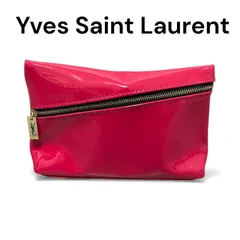 Yves Saint Laurent メイクポーチ　ピンク　イヴ・サンローラン