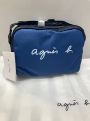F-015-119 【新品未使用】アニエス.ベーショルダーバック　ネイビー　紺　ブルー　旅行