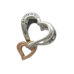 PANDORA(パンドラ) アクセサリー美品  - シルバー チャーム/ハート