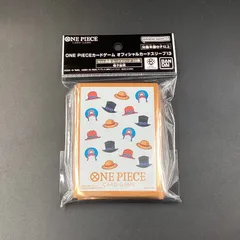 ワンピースカードゲーム オフィシャルカードスリーブ13 帽子総柄