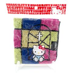 산리오 Sanrio Hello Kitty 헬로 키티 스테인드 글라스 KT 2010 일본 한정 나가사키 한정 핸드 타월 자가드 타월 삼려 鷗 凱蒂臓 凯蒂猫