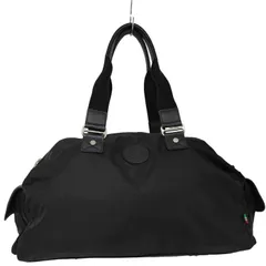 【新品未使用品】Orobiancoナイロン黒ボストンバッグ ロゴ入り Orobianco（オロビアンコ） バッグ トートバッグ ボストンバッグ