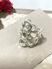 シルバー925以上　指輪　リング　カレンシルバー　サイズL  高純度　シルバーアクセサリー