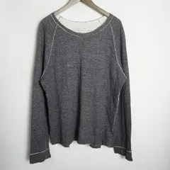 国内正規 DIESEL ディーゼル 長袖Tシャツ カットソー ロンT TR000001 サイズL 本物 灰428P★2